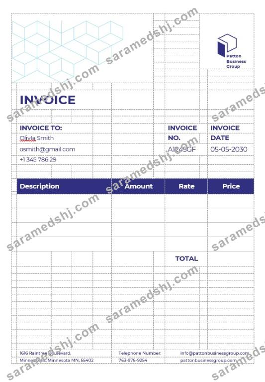 Business Advisor Invoice Template